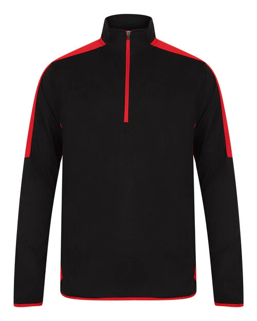 Finden & Hales 1/4 Zip Midlayer Contrast - LV571M - Image 3