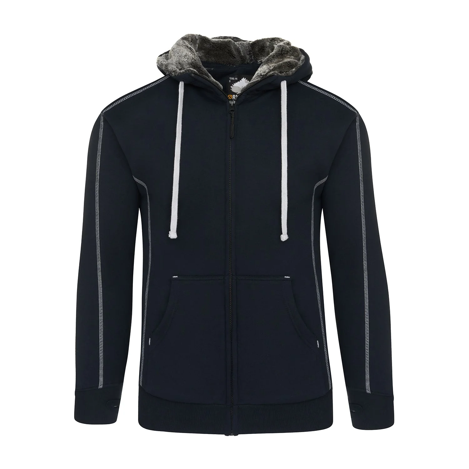 ORN Crane Fur-Lined Hoodie - Image 3