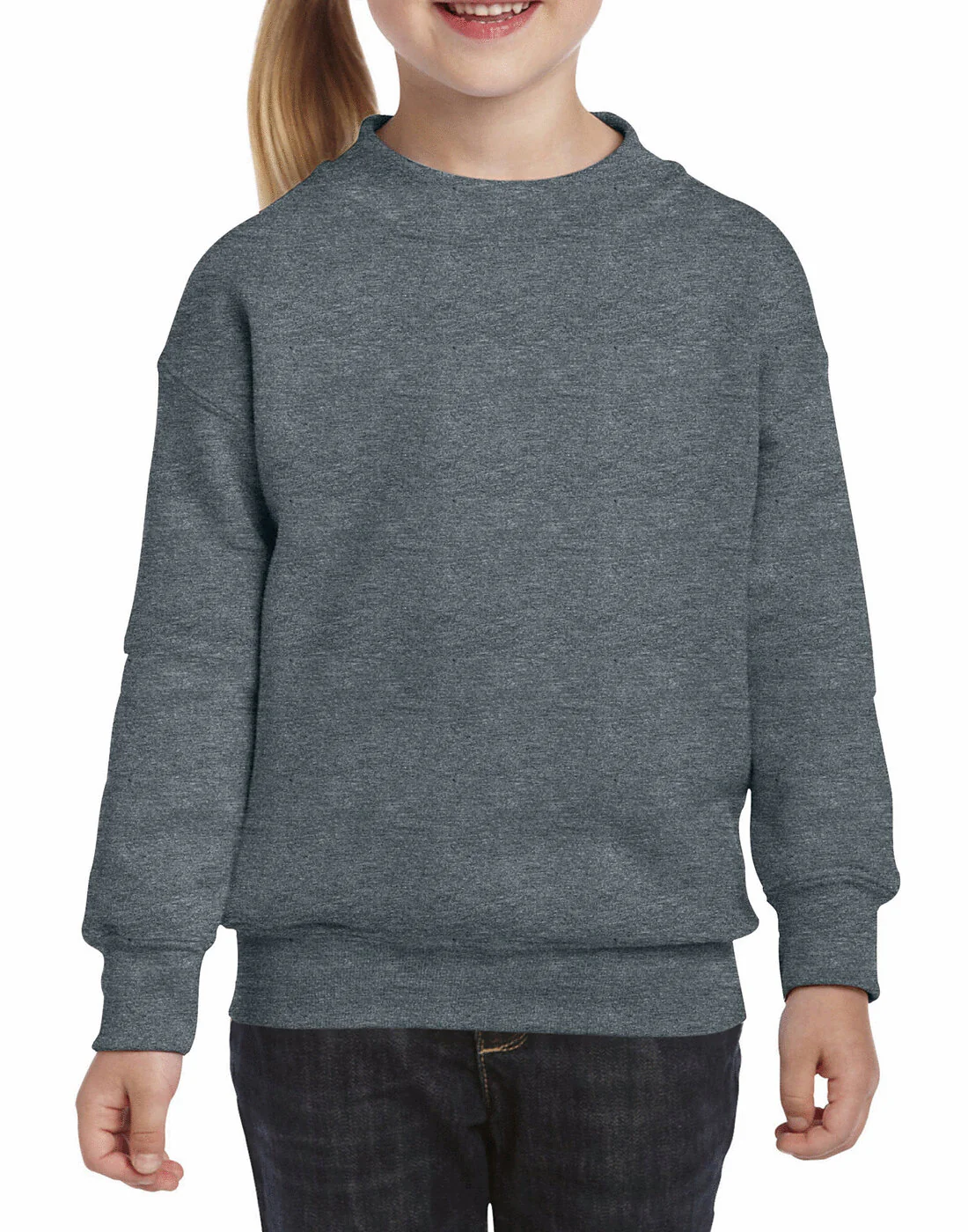 Gildan Kids Heavyblend Crew Neck Sweatshirt - Image 5
