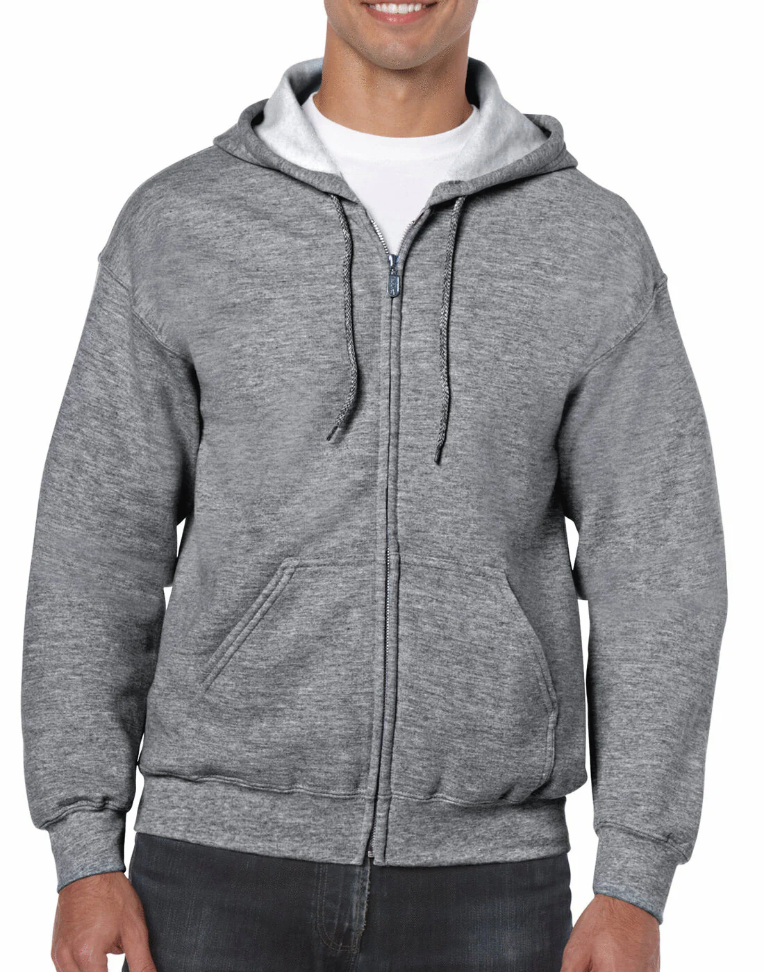 Gildan Adult Heavy Blend Full Zip Hooded Sweatshirt - GD58 - Image 10