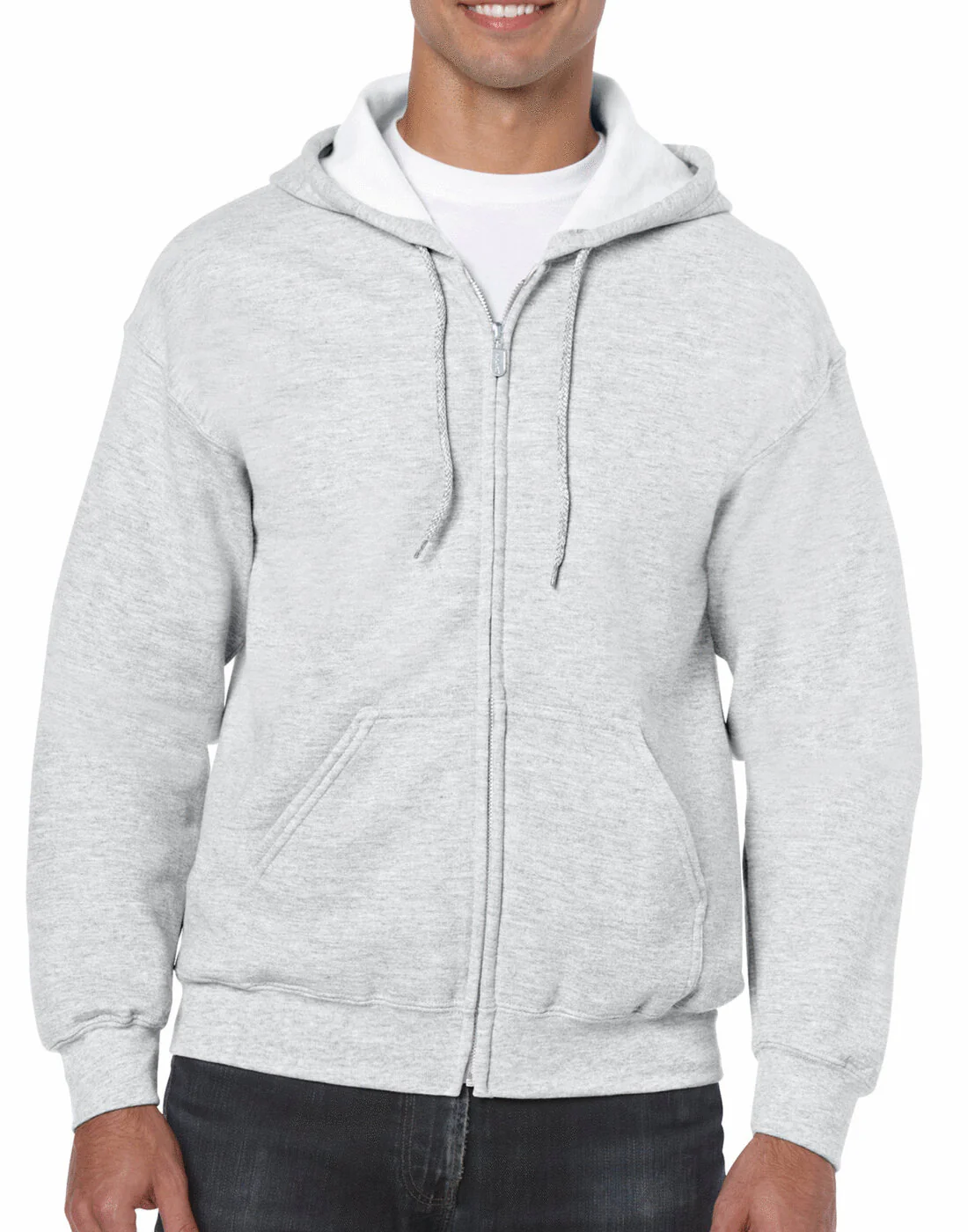 Gildan Adult Heavy Blend Full Zip Hooded Sweatshirt - GD58 - Image 3