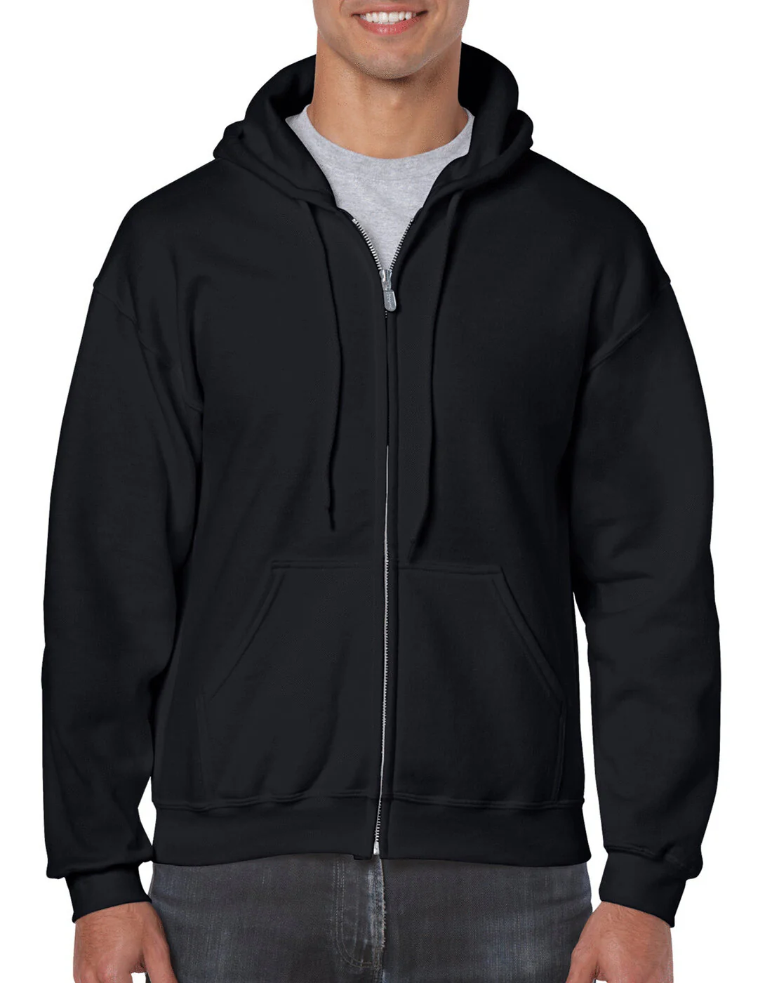 Gildan Adult Heavy Blend Full Zip Hooded Sweatshirt - GD58 - Image 5