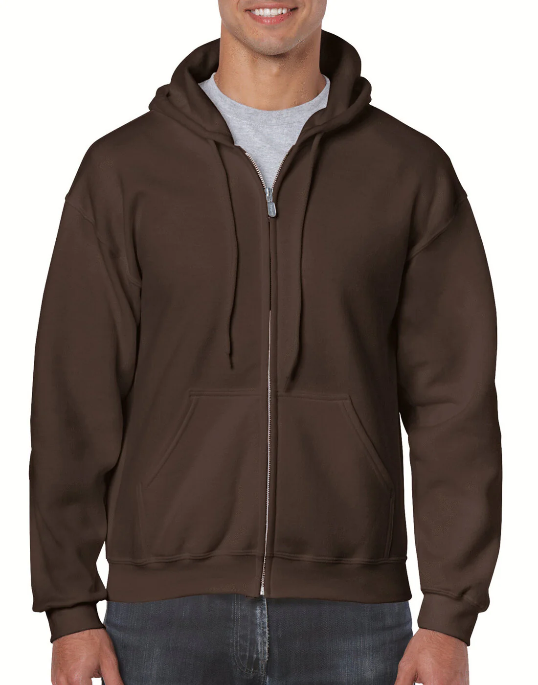 Gildan Adult Heavy Blend Full Zip Hooded Sweatshirt - GD58 - Image 7