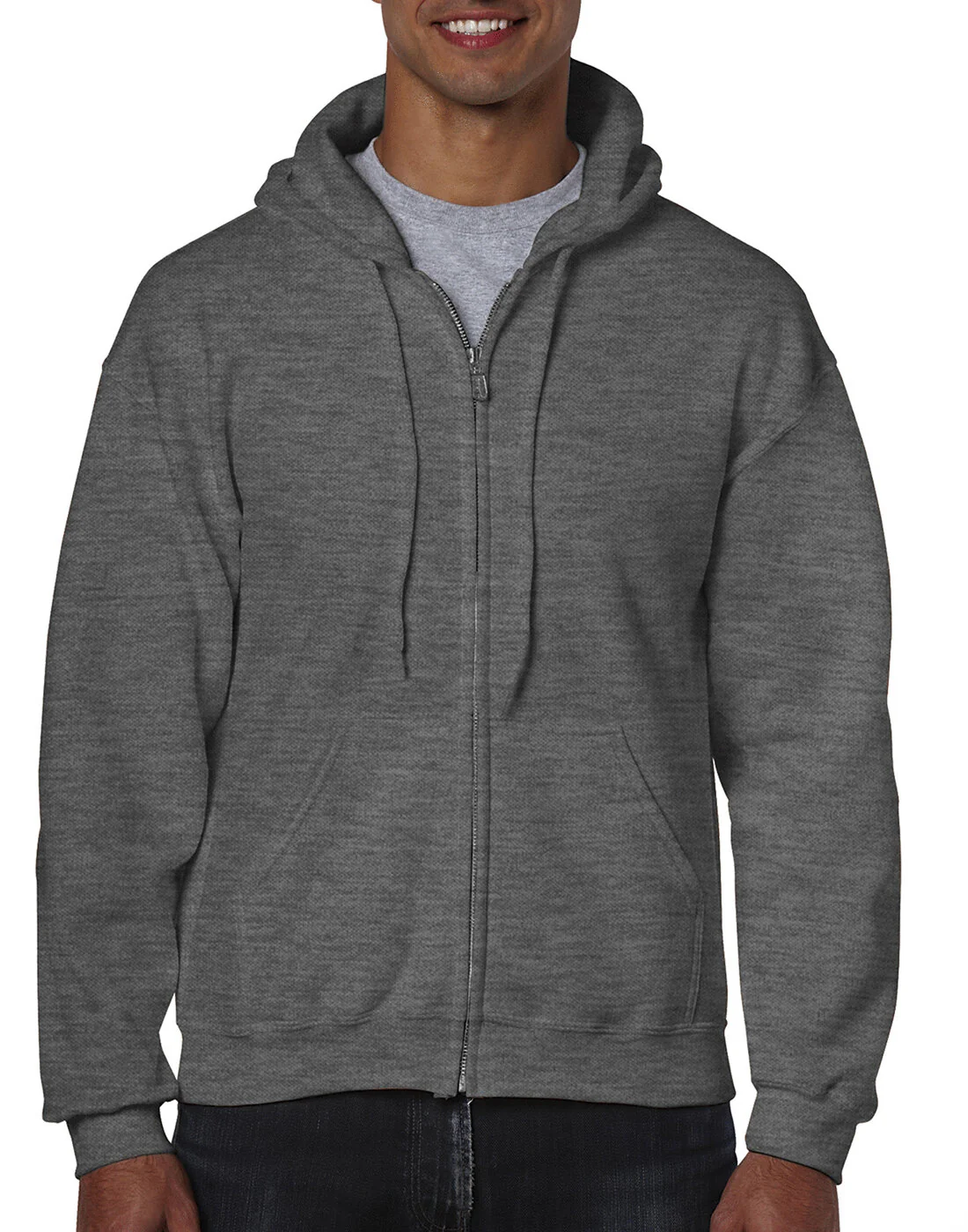 Gildan Adult Heavy Blend Full Zip Hooded Sweatshirt - GD58 - Image 8