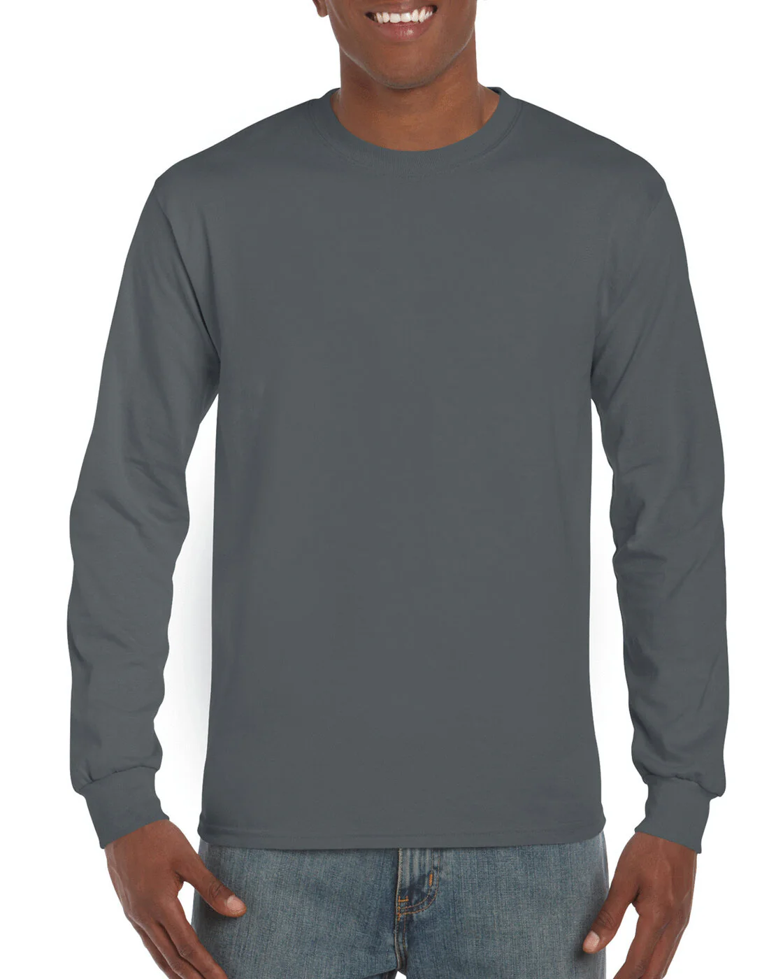 Gildan Ultra Cotton Adult Long Sleeve T-Shirt - Image 4
