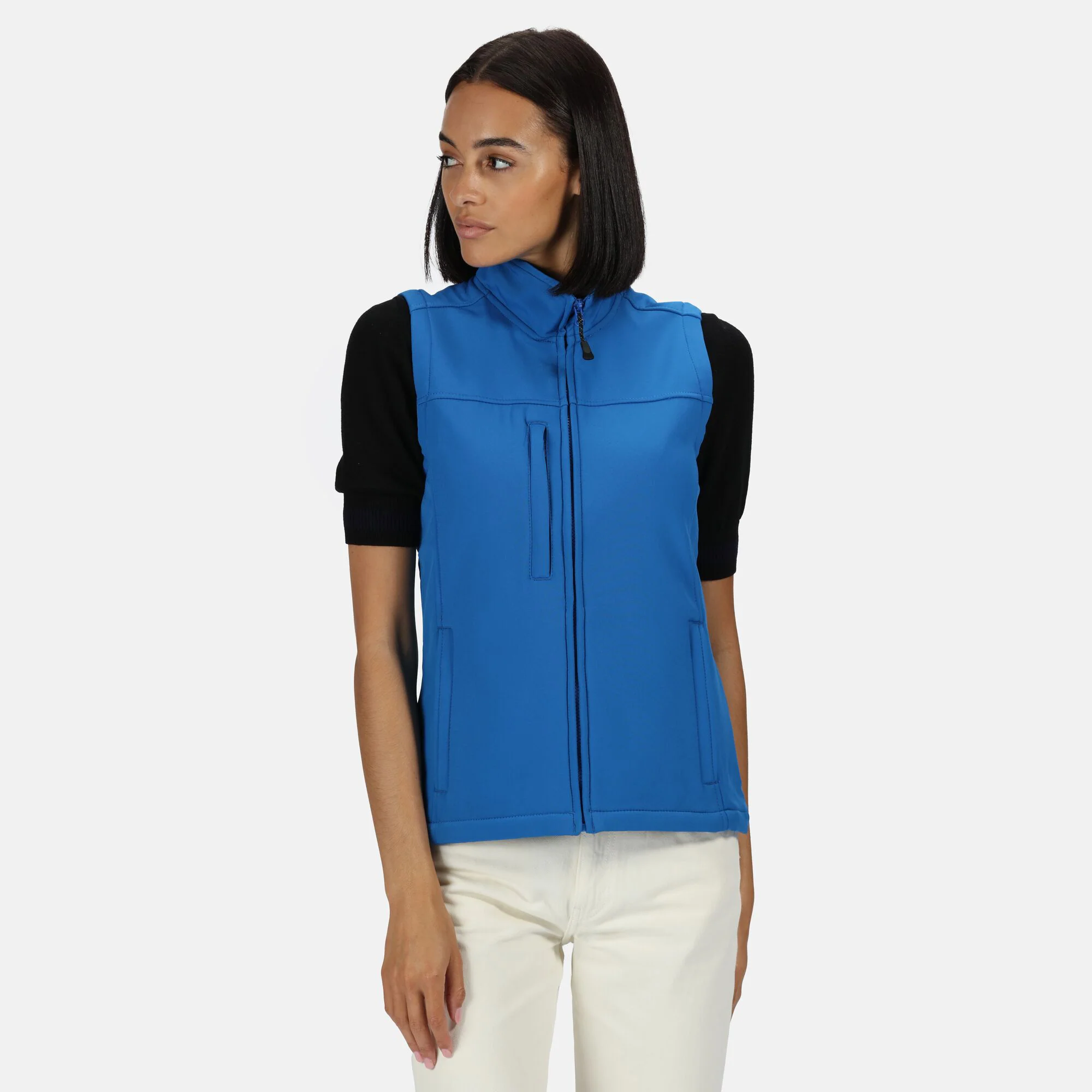 4x Embroidered Regatta Flux Softshell Bodywarmer with Company Logo - Image 3