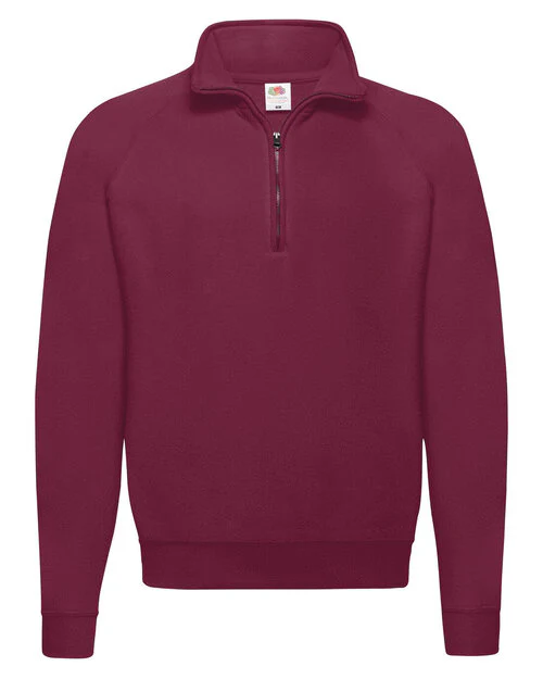 Fruit of the Loom Classic Zip Neck Sweatshirt - Image 3