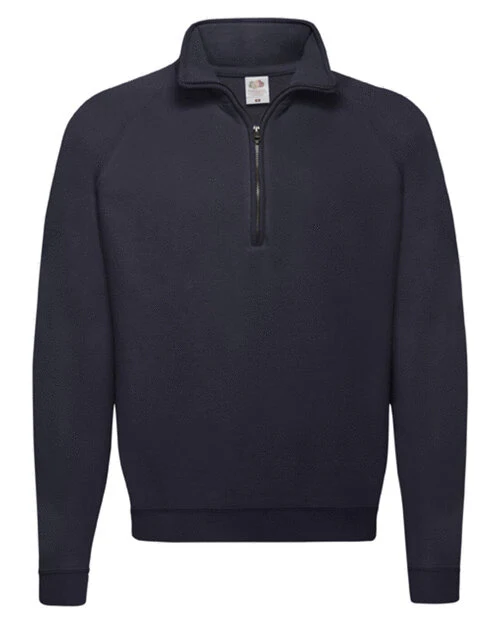 Fruit of the Loom Classic Zip Neck Sweatshirt - Image 4