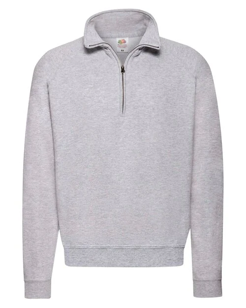 Fruit of the Loom Classic Zip Neck Sweatshirt - Image 5