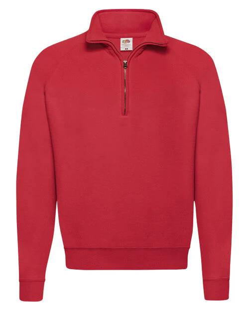Fruit of the Loom Classic Zip Neck Sweatshirt - Image 6