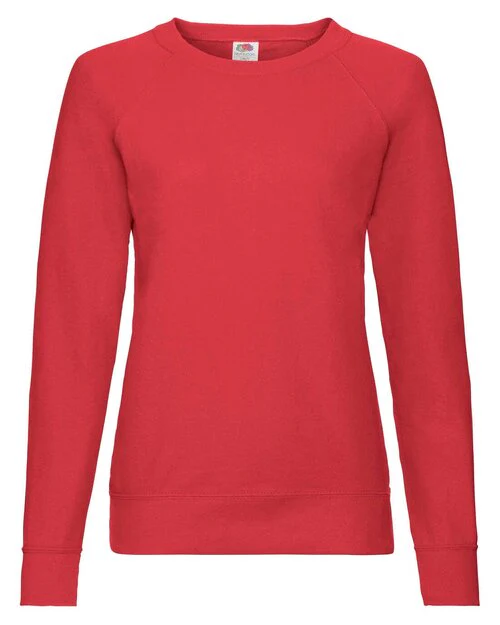 Fruit of the Loom Ladies Lightweight Raglan Sweatshirt - Image 11