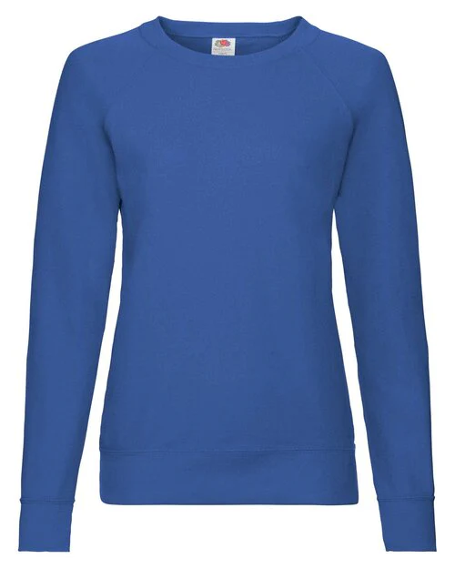 Fruit of the Loom Ladies Lightweight Raglan Sweatshirt - Image 12