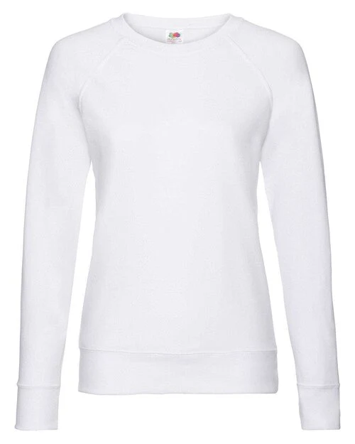 Fruit of the Loom Ladies Lightweight Raglan Sweatshirt - Image 13