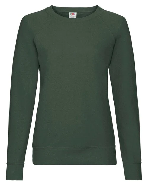 Fruit of the Loom Ladies Lightweight Raglan Sweatshirt - Image 3