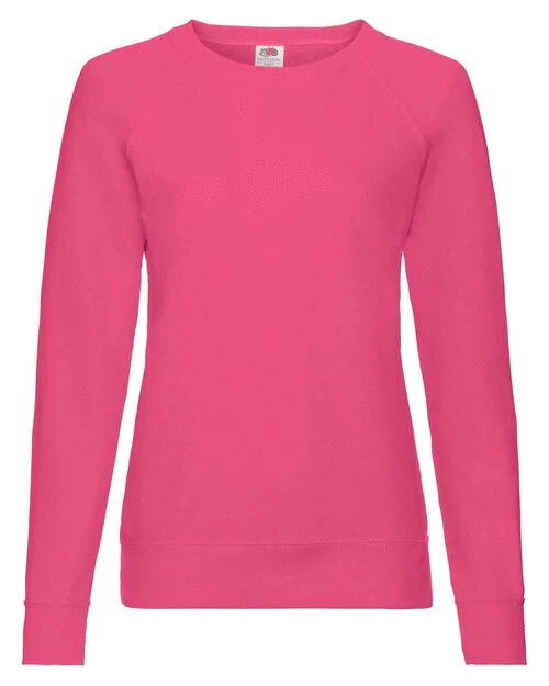 Fruit of the Loom Ladies Lightweight Raglan Sweatshirt - Image 6