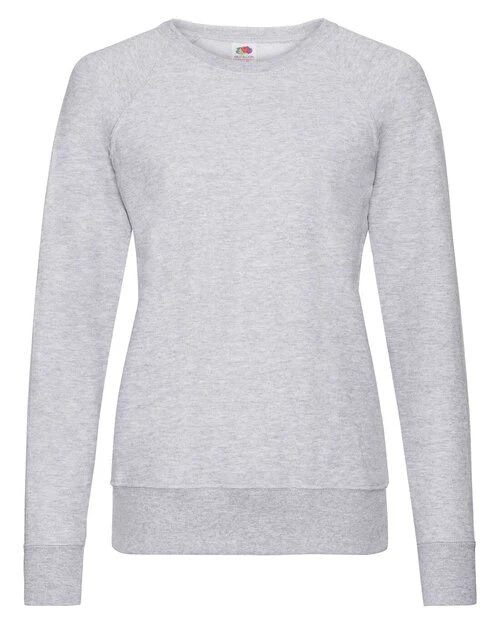 Fruit of the Loom Ladies Lightweight Raglan Sweatshirt - Image 7