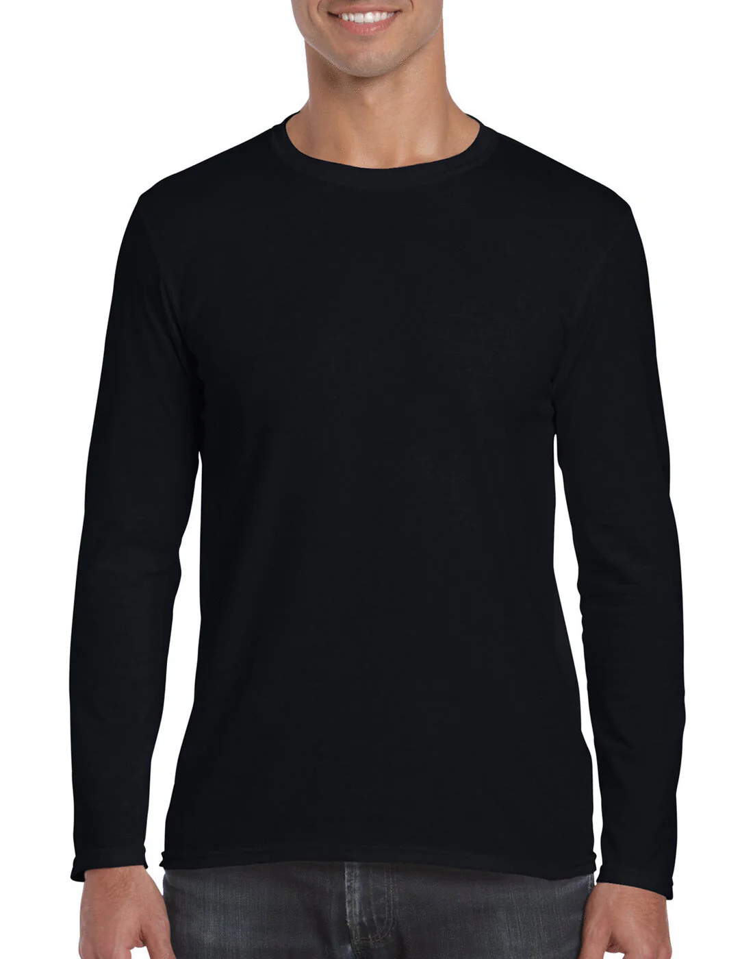 Gildan Soft Style Adult Long Sleeve T-Shirt - Image 3