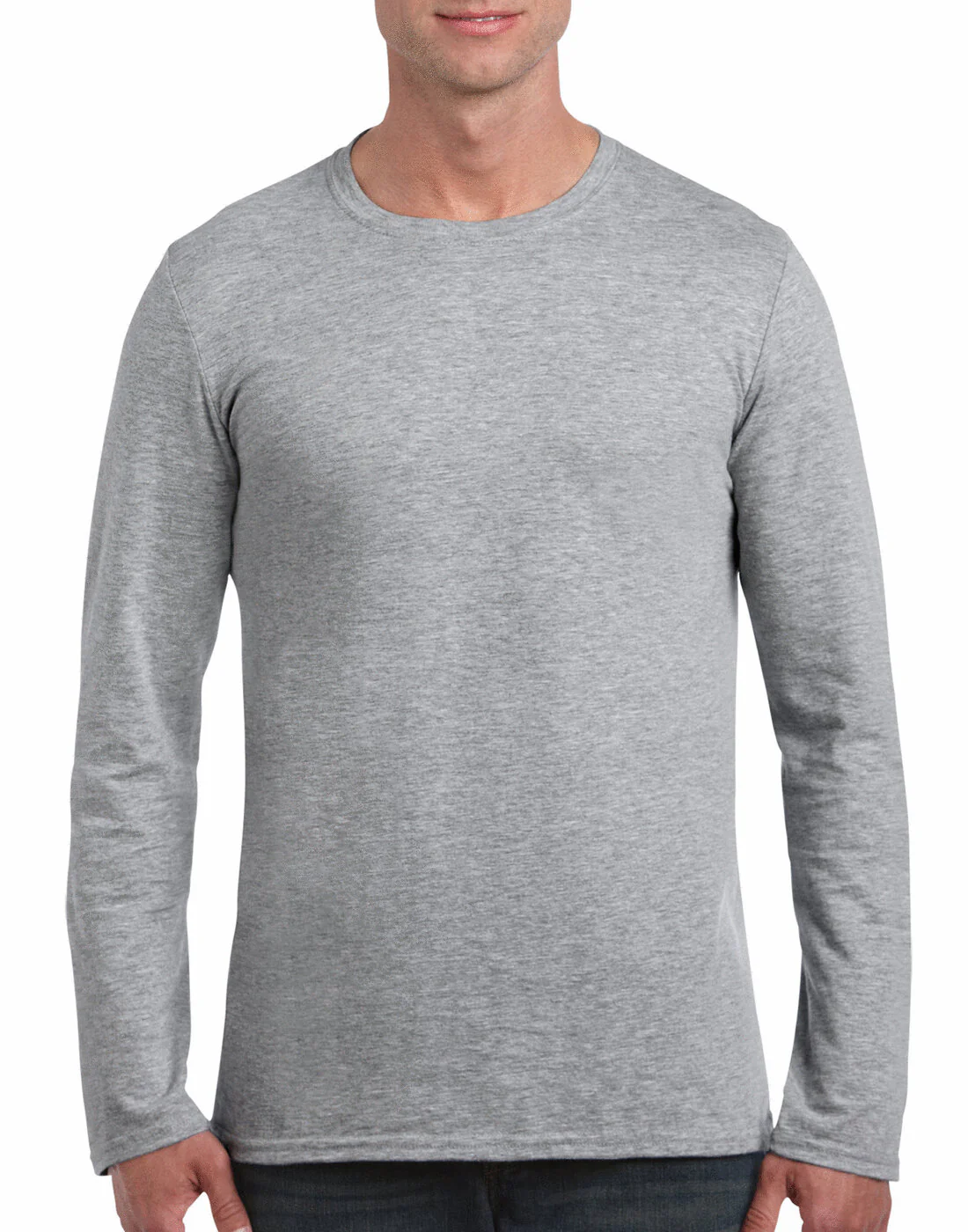 Gildan Soft Style Adult Long Sleeve T-Shirt - Image 8
