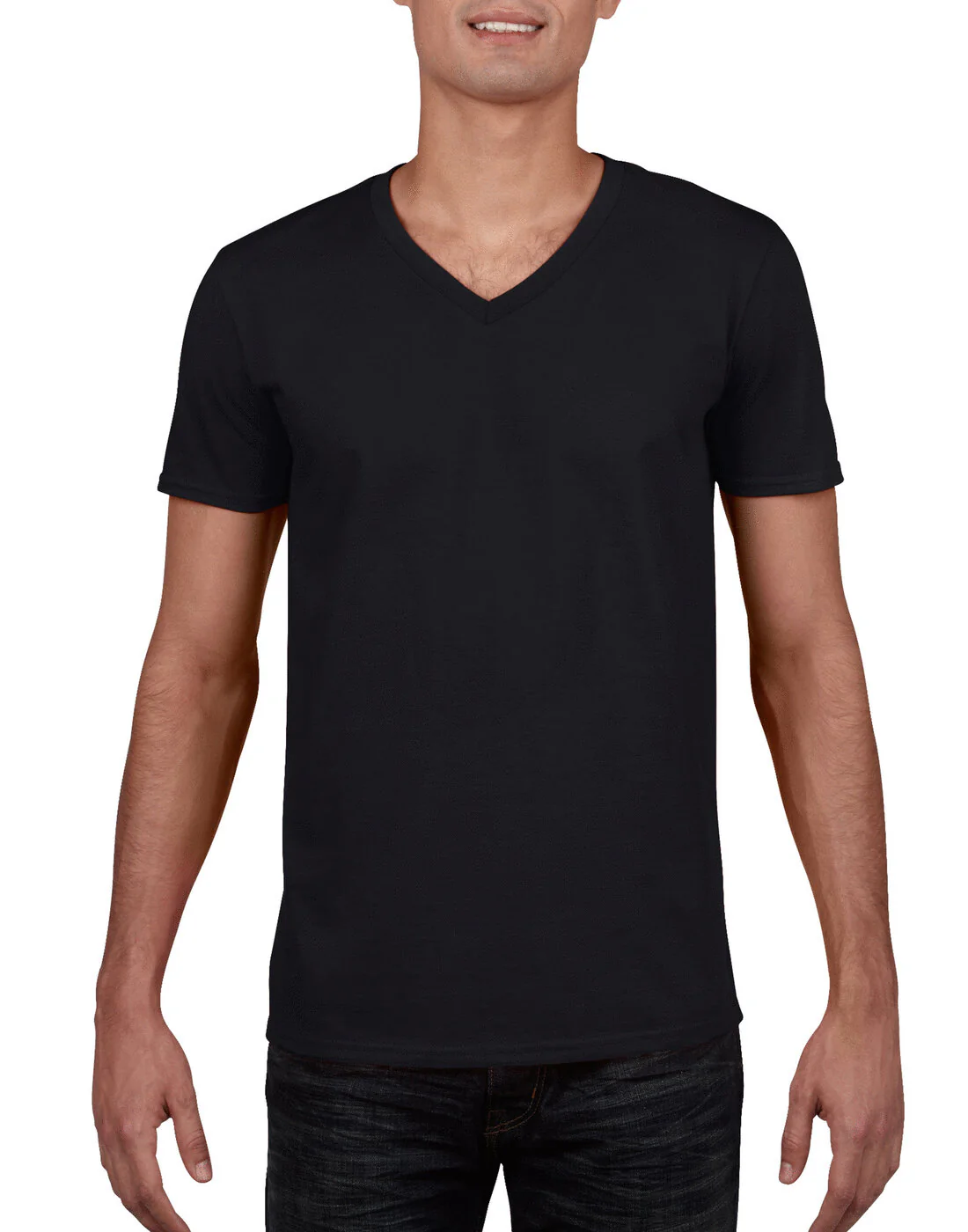 Gildan Softstyle Adult V-Neck T-Shirt - Image 3