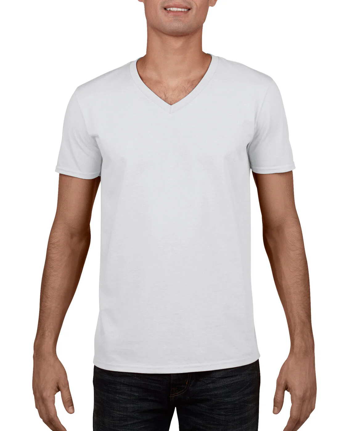 Gildan Softstyle Adult V-Neck T-Shirt - Image 4