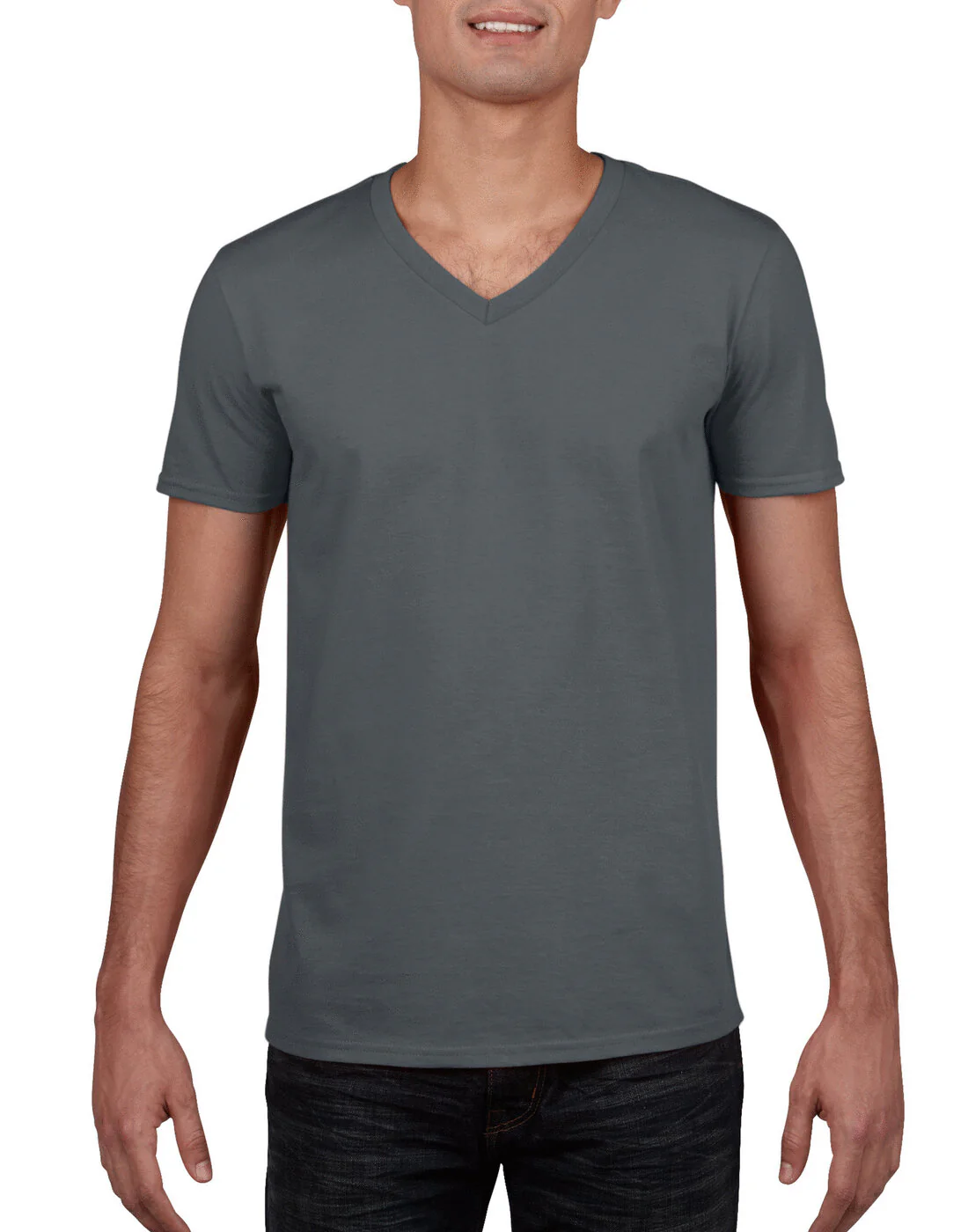 Gildan Softstyle Adult V-Neck T-Shirt - Image 5
