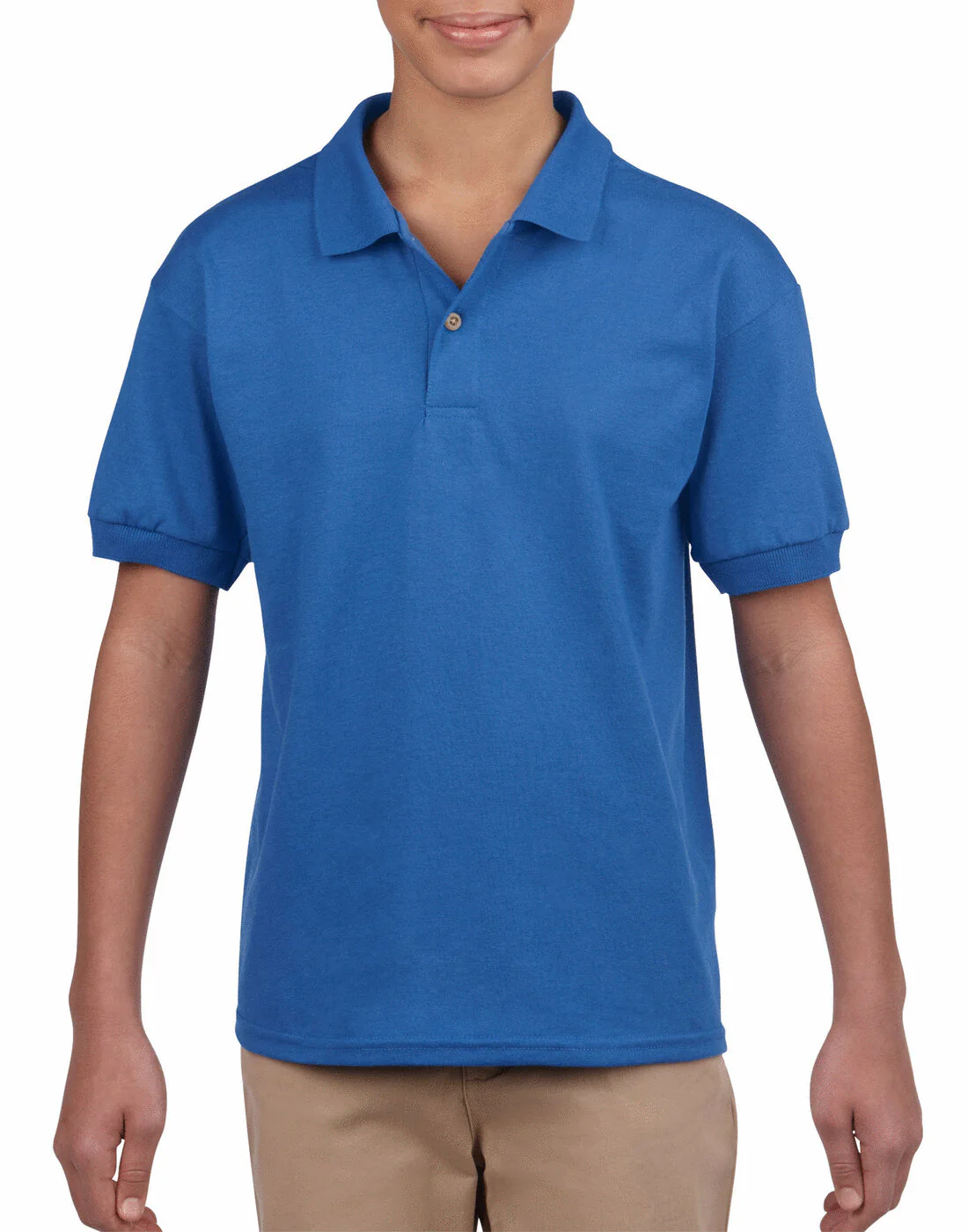 Gildan Kids Dryblend Jersey Polo Shirt - Image 6