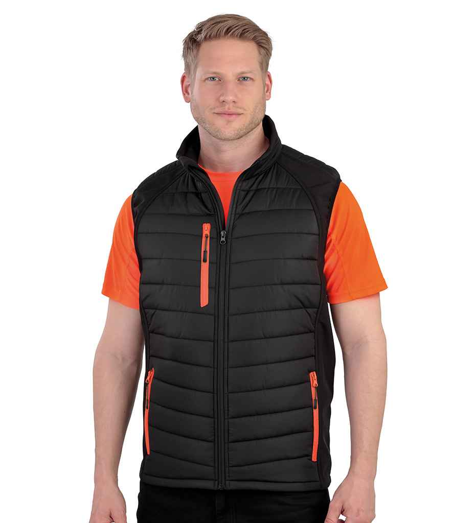 8x Embroidered Result Two-Tone Bodywarmer/Gilet with Company Logo - Image 5