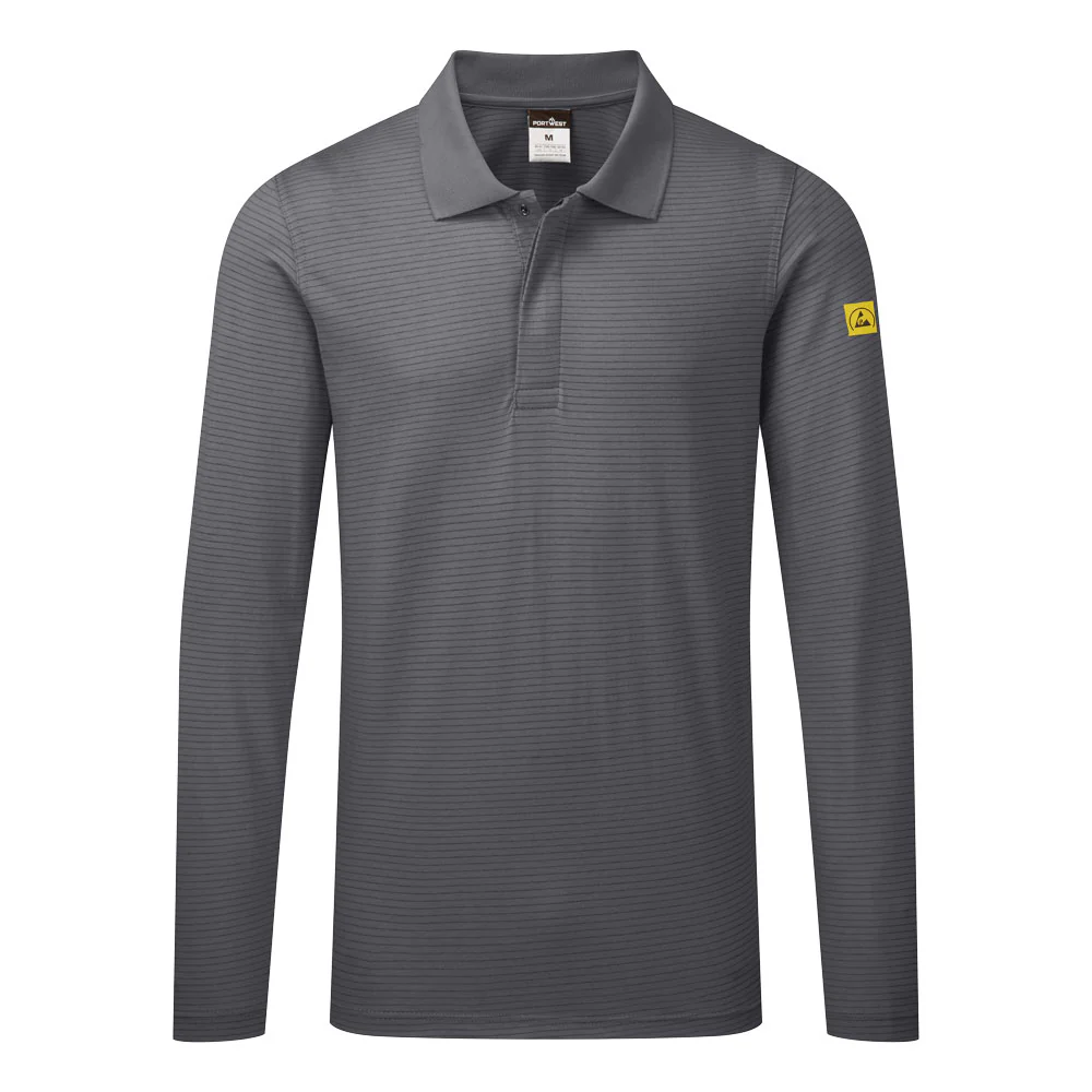 Portwest Anti-Static ESD Polo Shirt L/S - Image 16