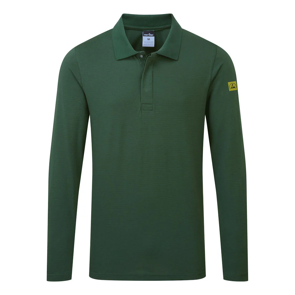 Portwest Anti-Static ESD Polo Shirt L/S - Image 19
