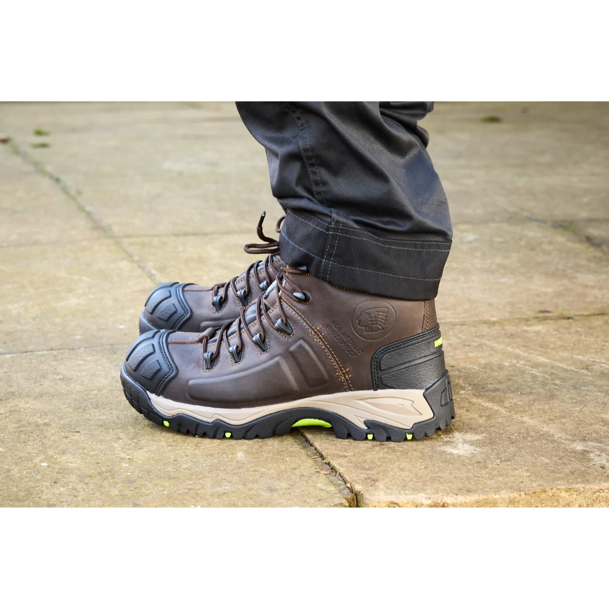 Apache Non Metallic Brown Waterproof Boot - Image 5