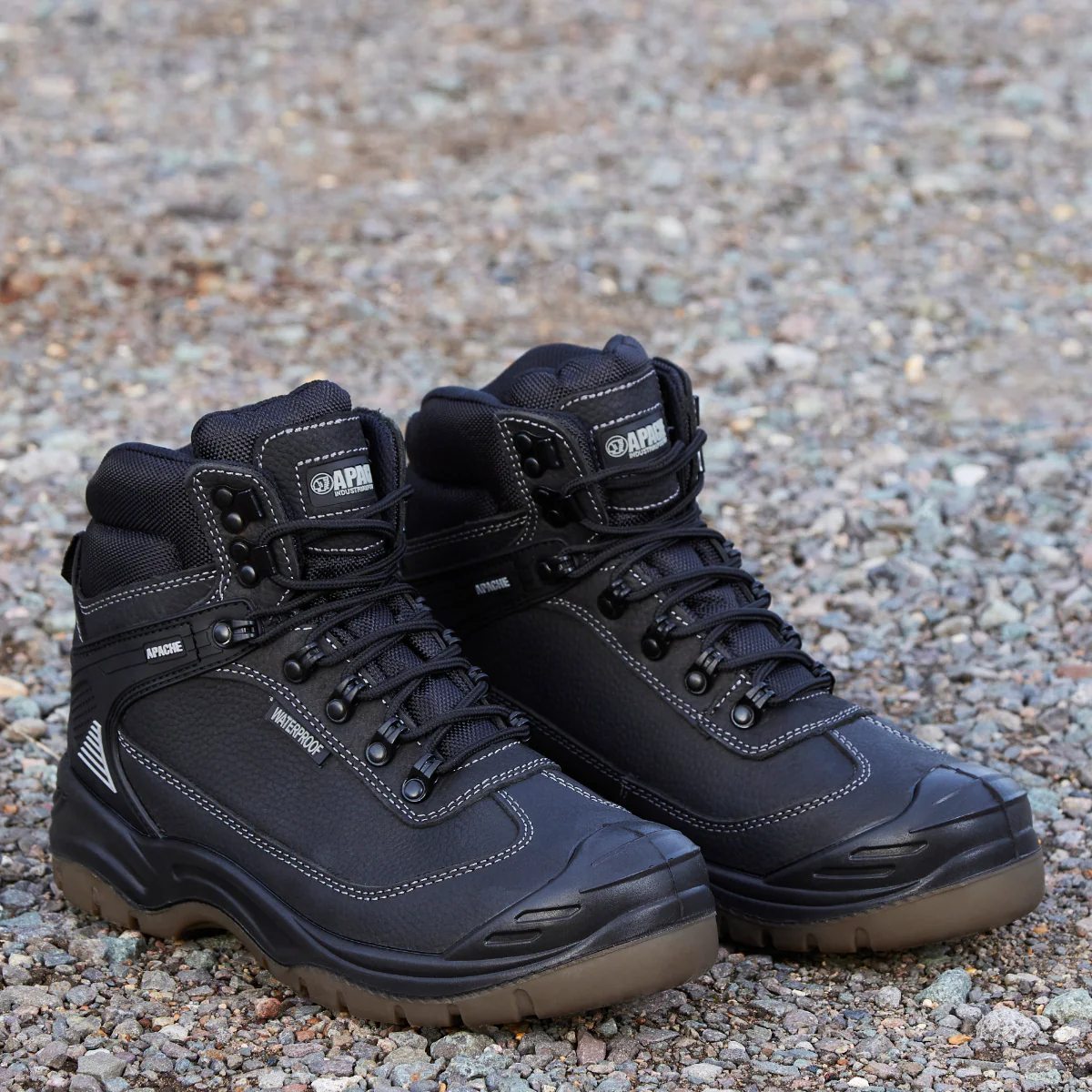 Apache Black Waterproof Safety Hiker - Image 5