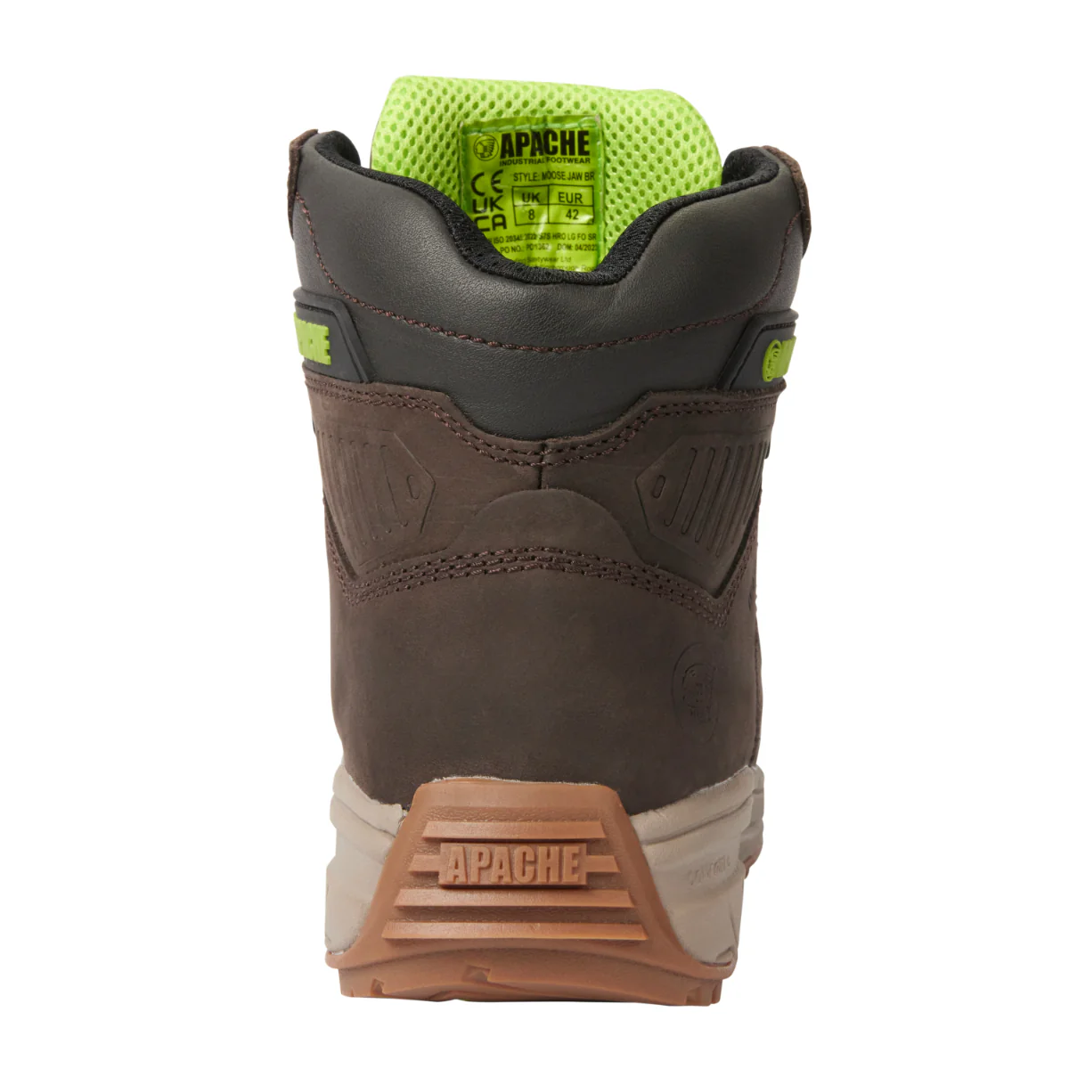 Apache Brown Leather Waterproof Safety Boot - XTS Outsole - Image 3