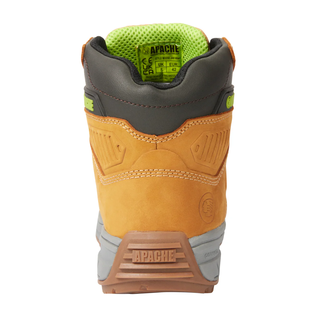 Apache Wheat Leather Waterproof Safety Boot - XTS Outsole - Image 3