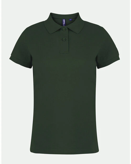Asquith And Fox Ladies Classic Fit Cotton Polo Shirt - Image 10