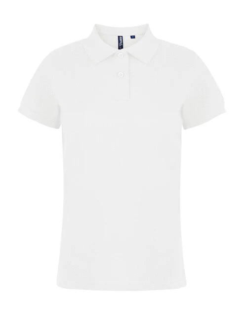 Asquith And Fox Ladies Classic Fit Cotton Polo Shirt - Image 6