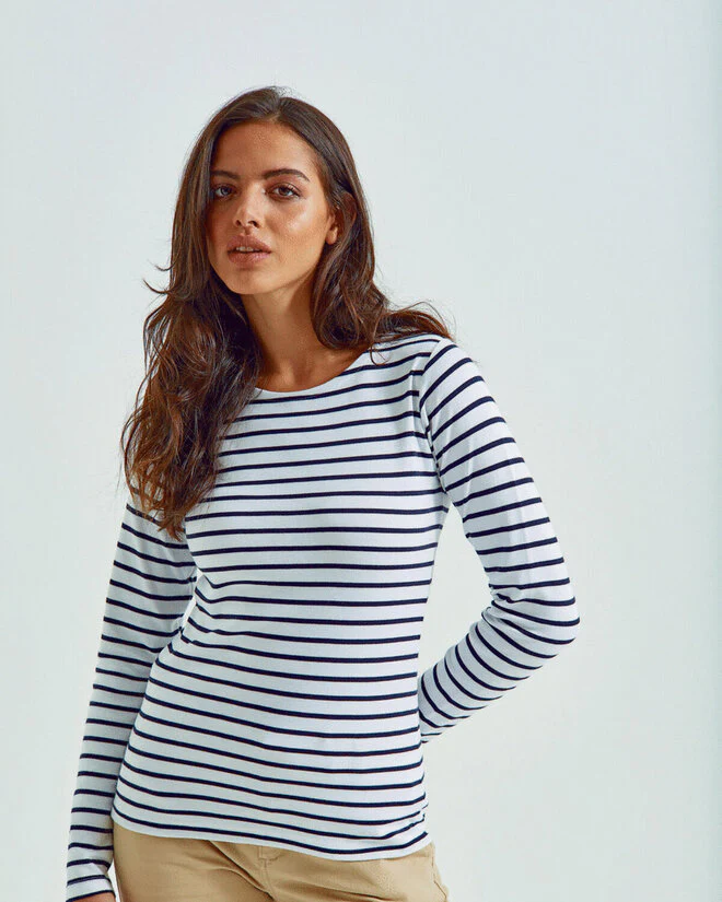 Asquith And Fox Ladies Mariniere Coastal Long Sleeve Tee - Image 2