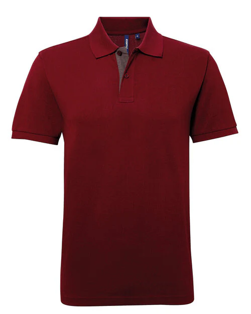 Asquith And Fox Mens Classic Fit Contrast Polo Shirt - Image 11