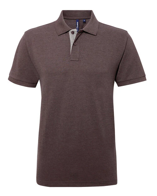 Asquith And Fox Mens Classic Fit Contrast Polo Shirt - Image 12