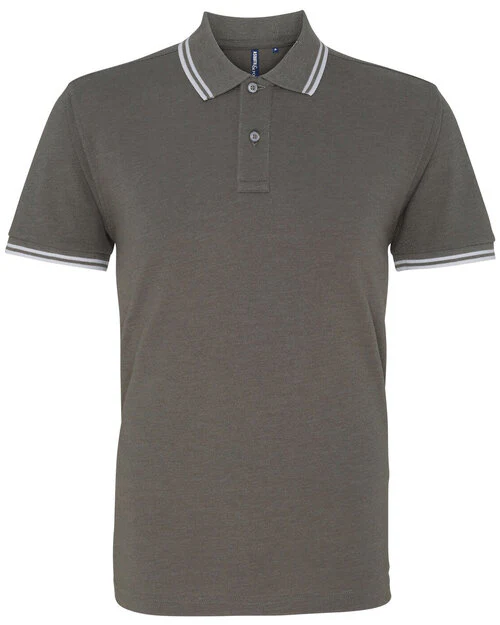 Asquith And Fox Mens Classic Fit Tipped Polo - Image 10