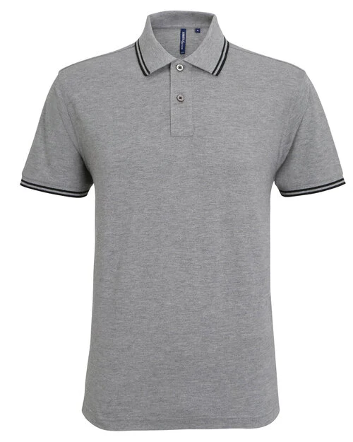 Asquith And Fox Mens Classic Fit Tipped Polo - Image 11