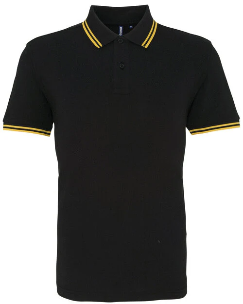 Asquith And Fox Mens Classic Fit Tipped Polo - Image 8