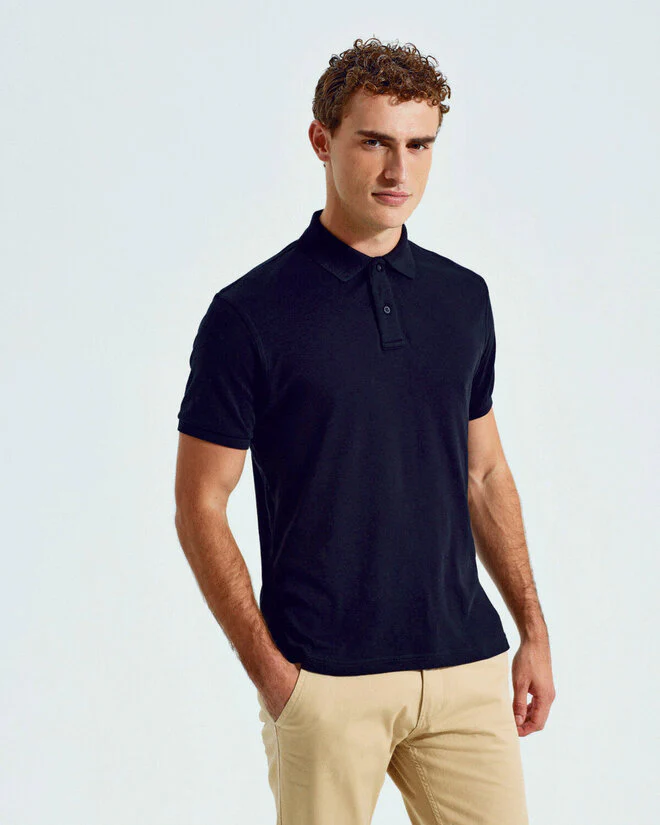 Asquith And Fox Mens Super Smooth Knit Polo - Image 3