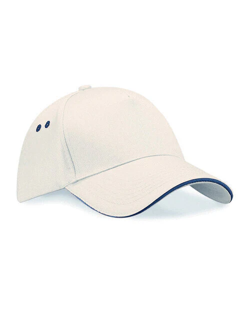 Beechfield Ultimate 5 Panel Cap Sandwich Peak - Image 12
