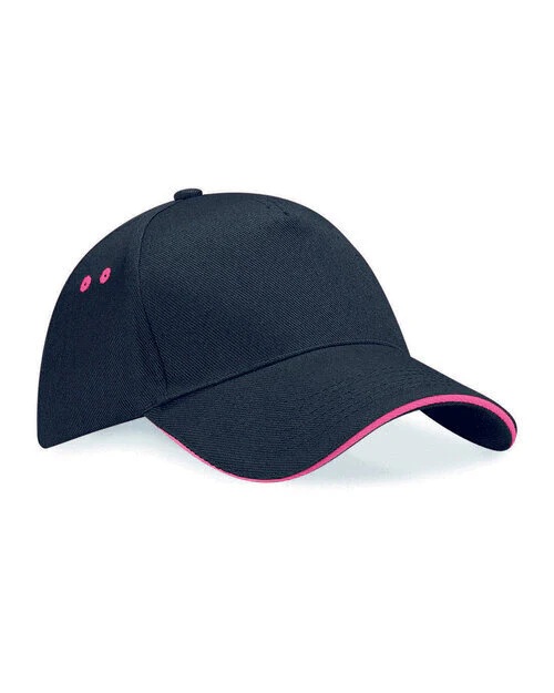 Beechfield Ultimate 5 Panel Cap Sandwich Peak - Image 17