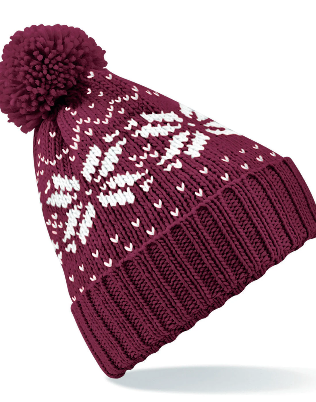 Beechfield Fair Isle Snowstar Beanie - Image 3