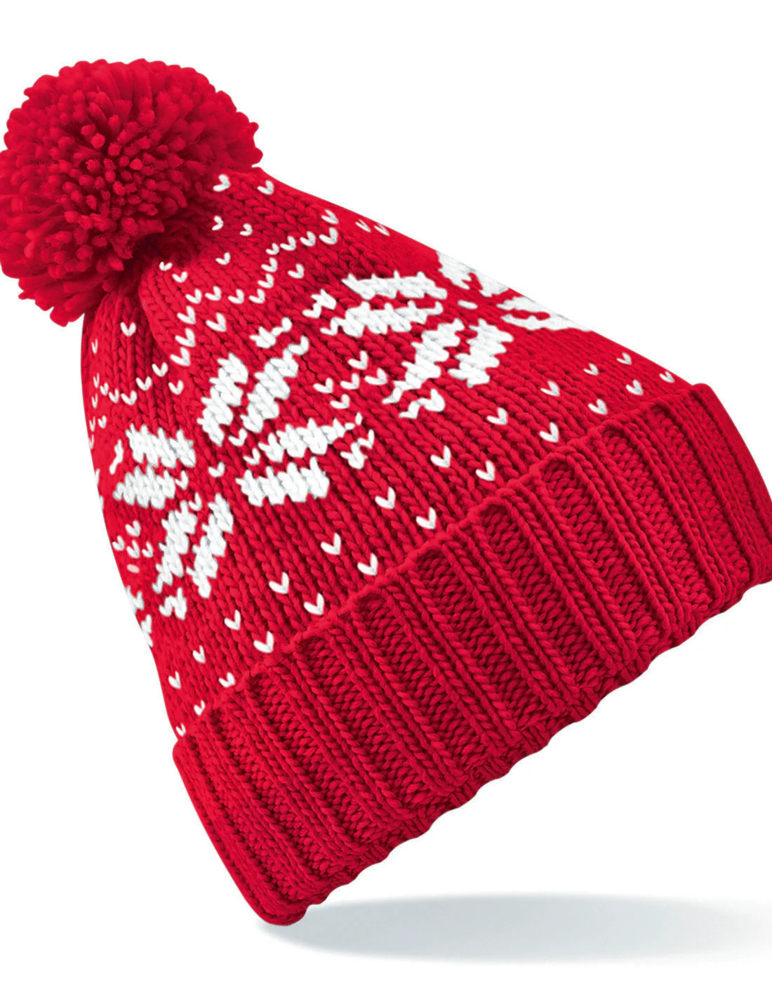 Beechfield Fair Isle Snowstar Beanie - Image 4