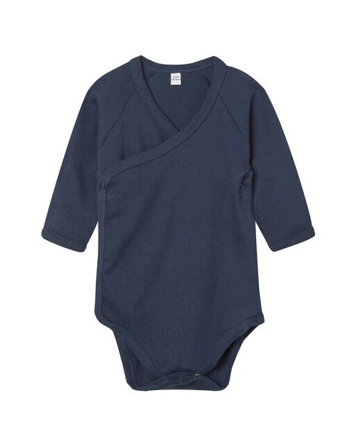 Babybugz Baby Long Sleeve Kimono Bodysuit - BZ60B - Image 5