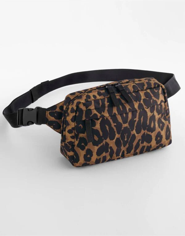 Bagbase Leopard Print Cross Body Bag - Image 2