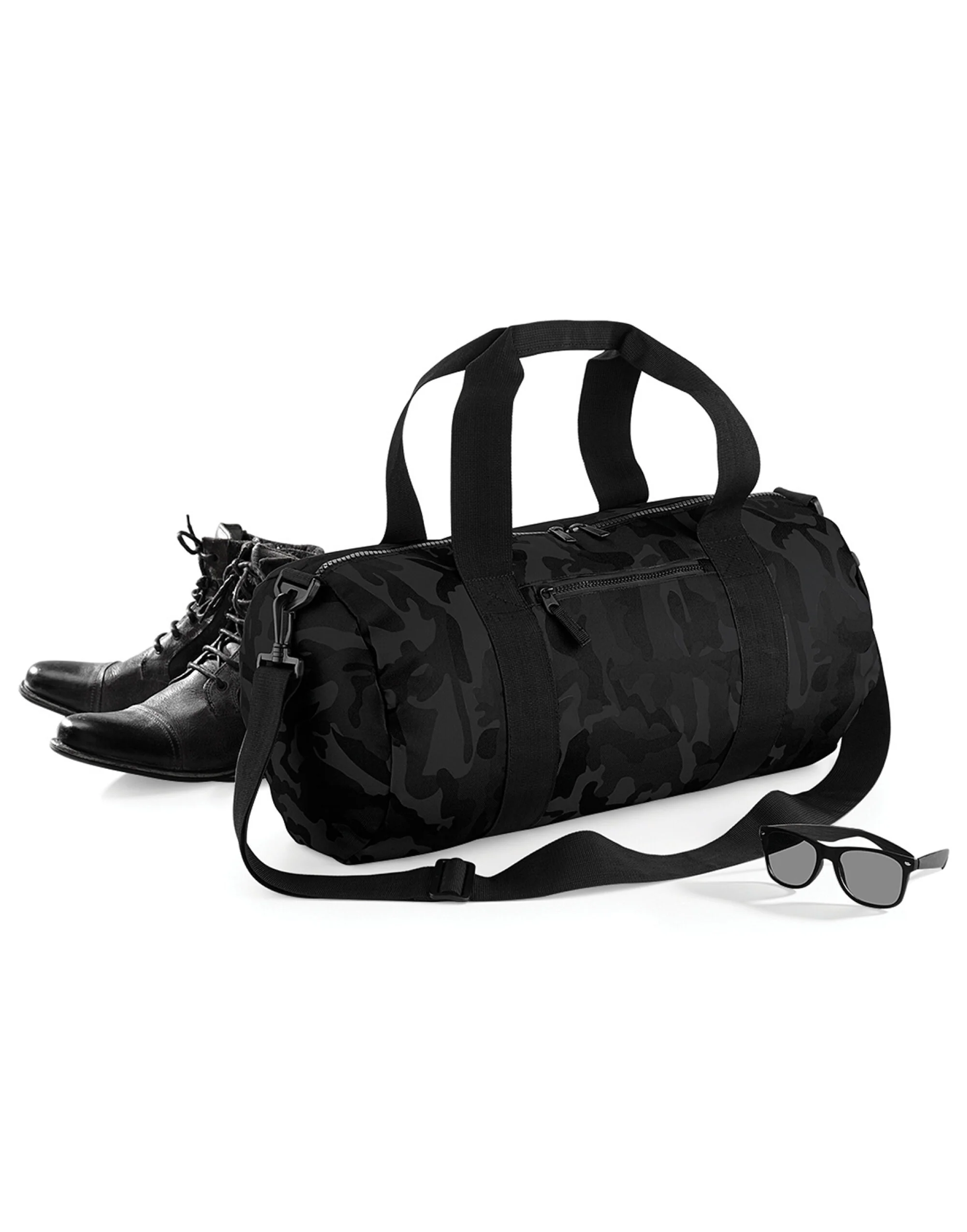 Bagbase Camo Barrel Bag - Image 5