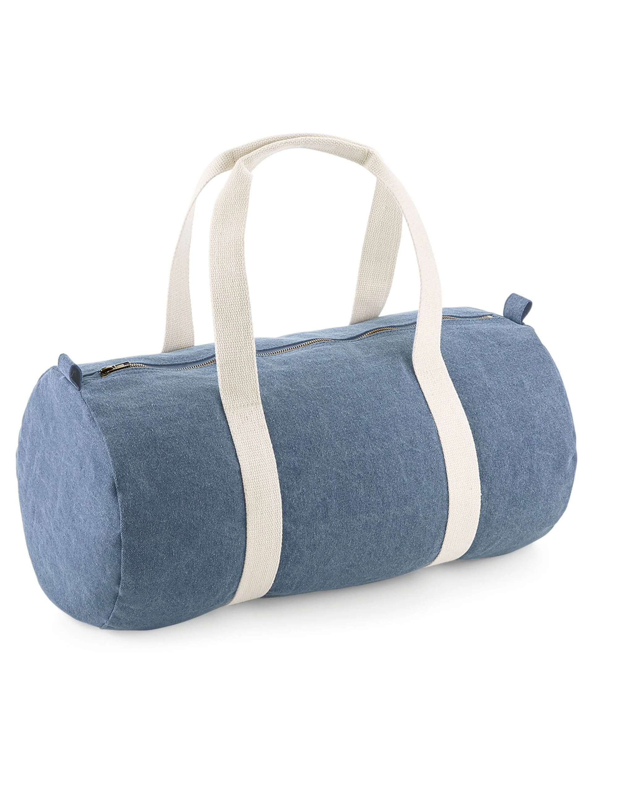 Bagbase Denim Barrel Bag - Image 4